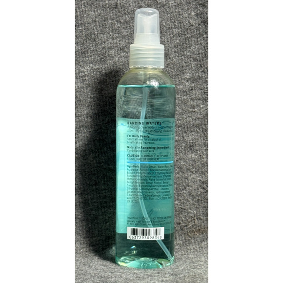 Bath & Body Works Pleasures Dancing Waters Body Splash Spray 8 oz - Discontinued - Picture 4 of 4
